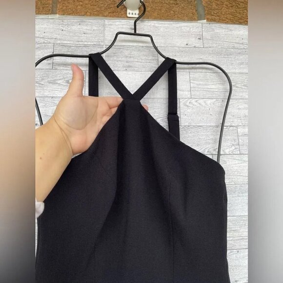 Dress The Population Black Brandy Halter Mermaid Midi Dress XS - Picture 5 of 15